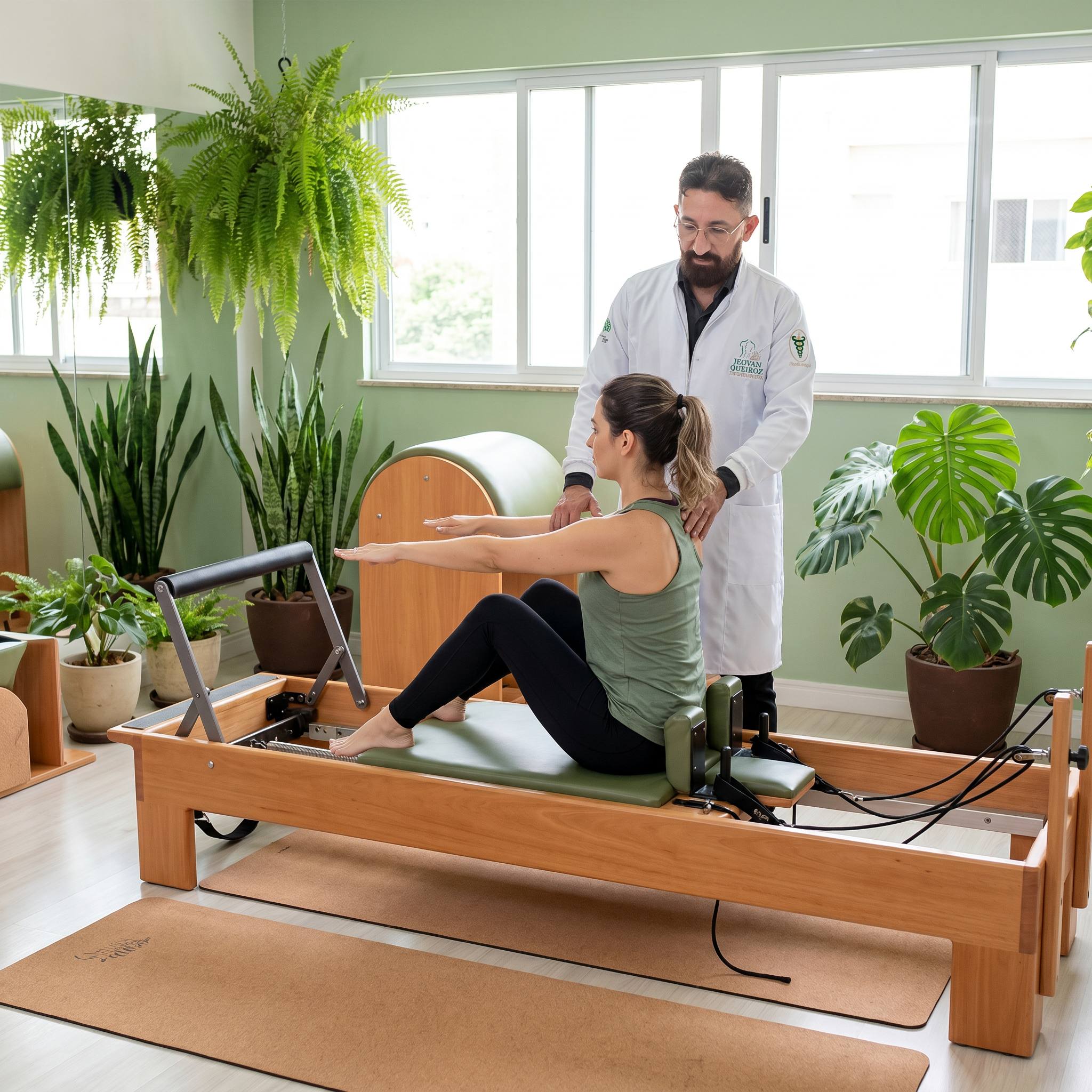 Pilates Terapêutico com instrutor